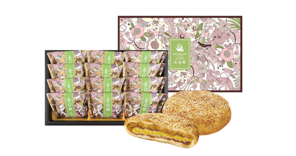 香Q餅12入禮盒 x 6盒◆奶素/效期25天◆