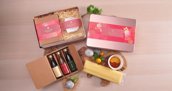 小暮釀手工醬油拌麵玫瑰金禮盒組