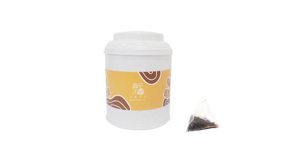 【無花不茶】原葉花茶系列-紅茶款：金薑紅茶—3g三角茶包*10入圓鐵罐裝*2罐