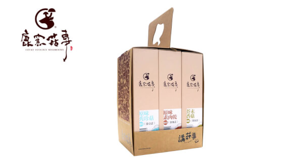 講菇事三入禮盒-綜合（芥末秀珍菇＋芥末香菇＋原味素肉乾）