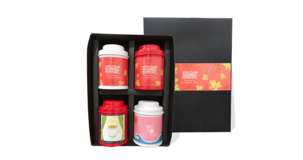 【無藏嚴選】 綜合紅茶四入小茶禮(金萱紅茶+小葉種紅茶+紅玉紅茶+紅韻紅茶) (品牌款)*2組
