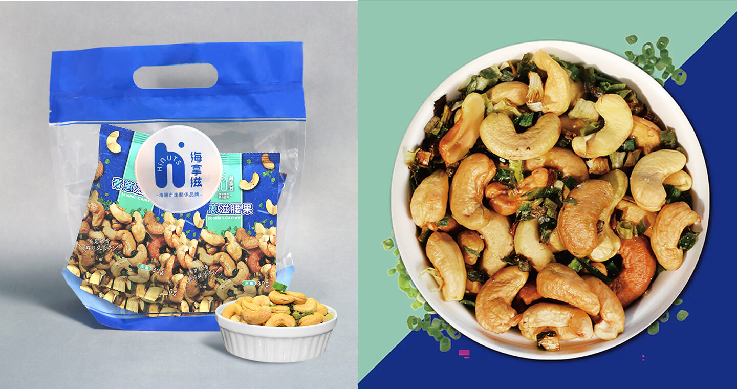 HiNUTS 海拿滋青蔥滋腰果(袋裝)*4包