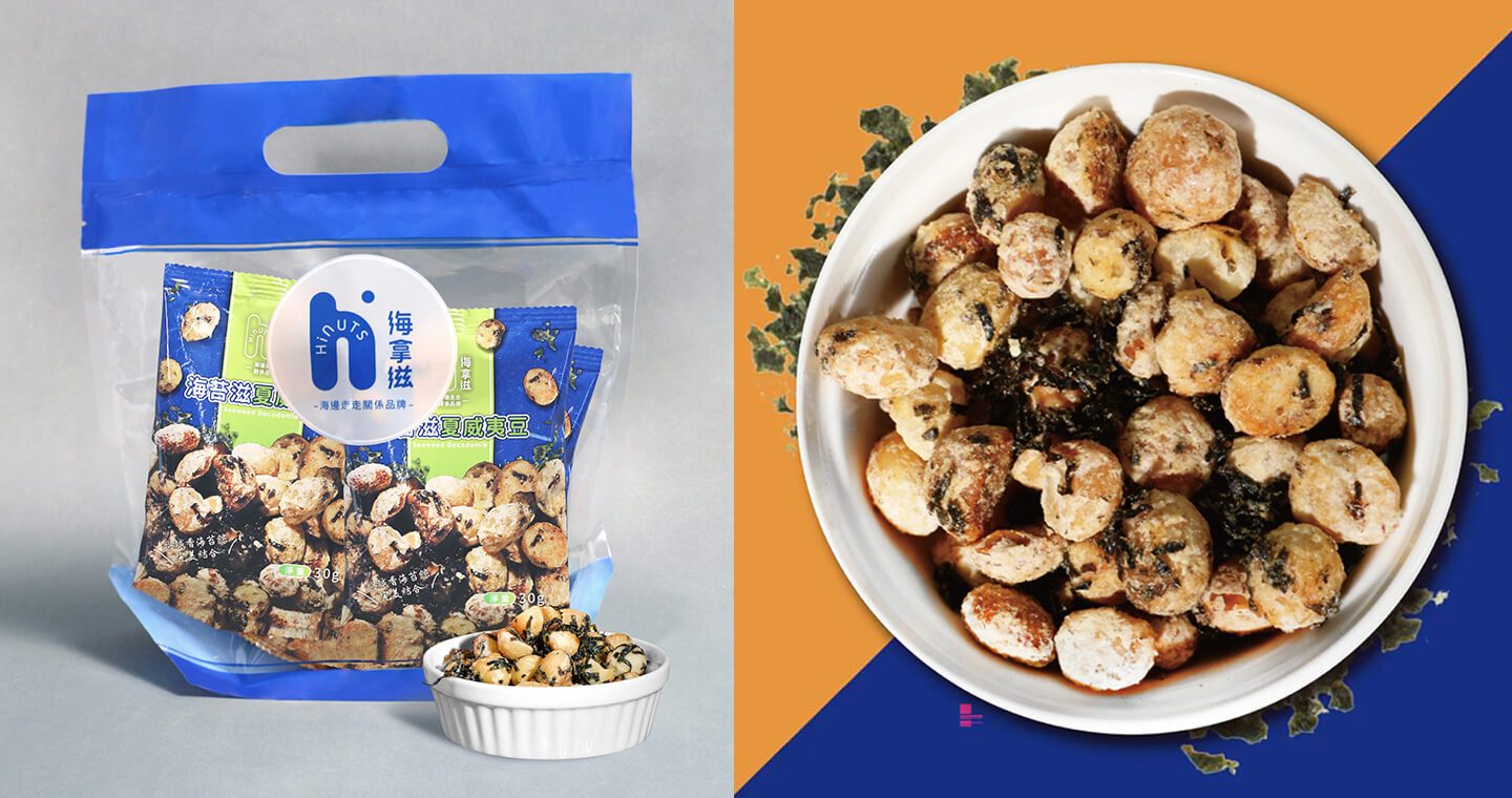 Hinuts 海苔滋夏威夷豆(袋裝) *3袋