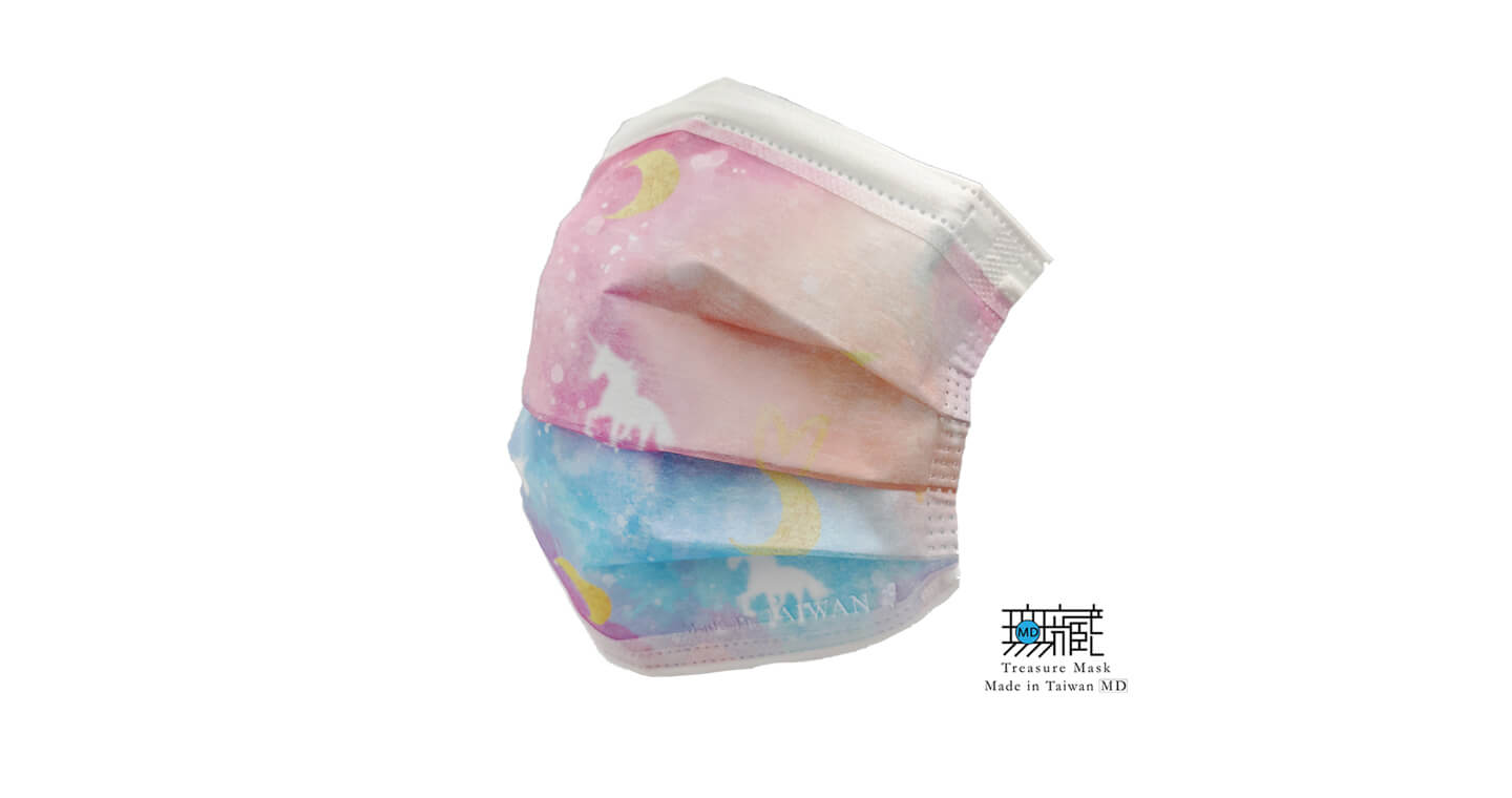 夢幻聖獸 三層防護口罩｜成人款5入裝*6包