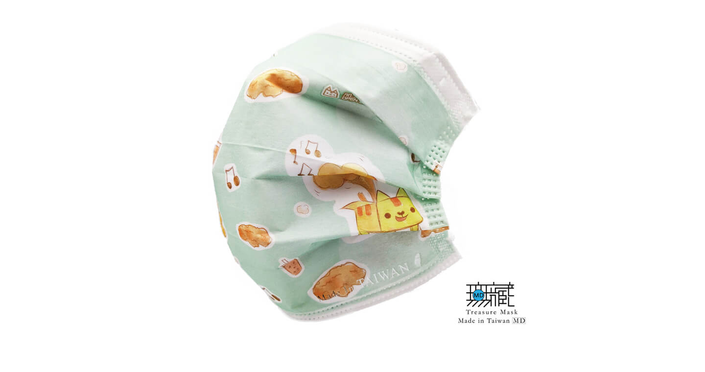 開箱貓音樂會 三層防護口罩｜成人款5入裝*6包