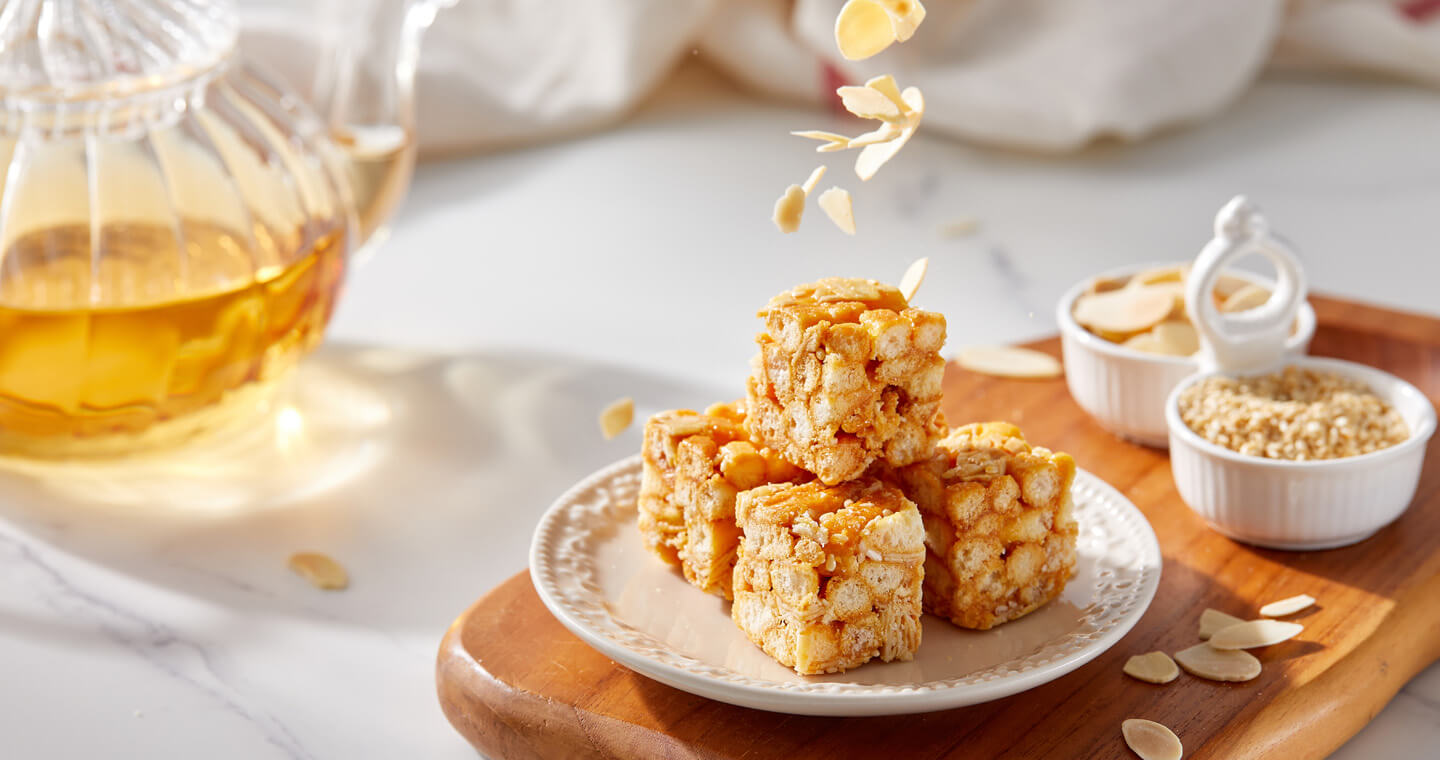 非油炸沙其瑪-杏仁白芝麻20入