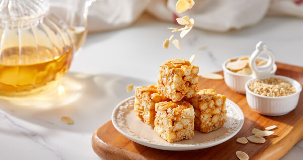 非油炸沙其瑪-杏仁白芝麻20入