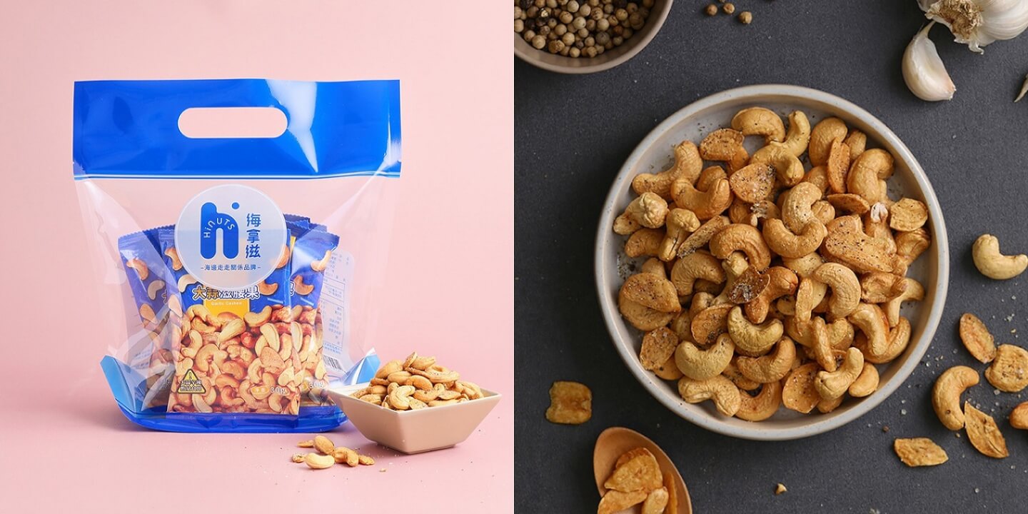 HiNUTS海拿滋 大蒜滋腰果(袋裝)*4袋