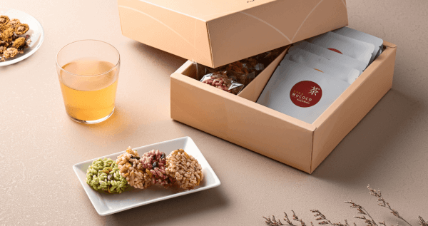 莊園可可茶醬香米餅禮盒