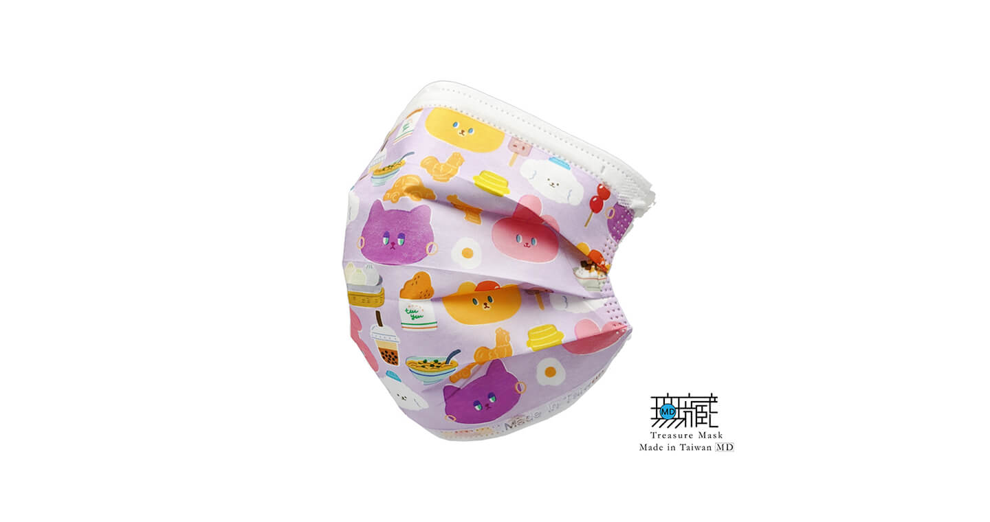 夜市 三層防護口罩｜成人款5入裝*6包