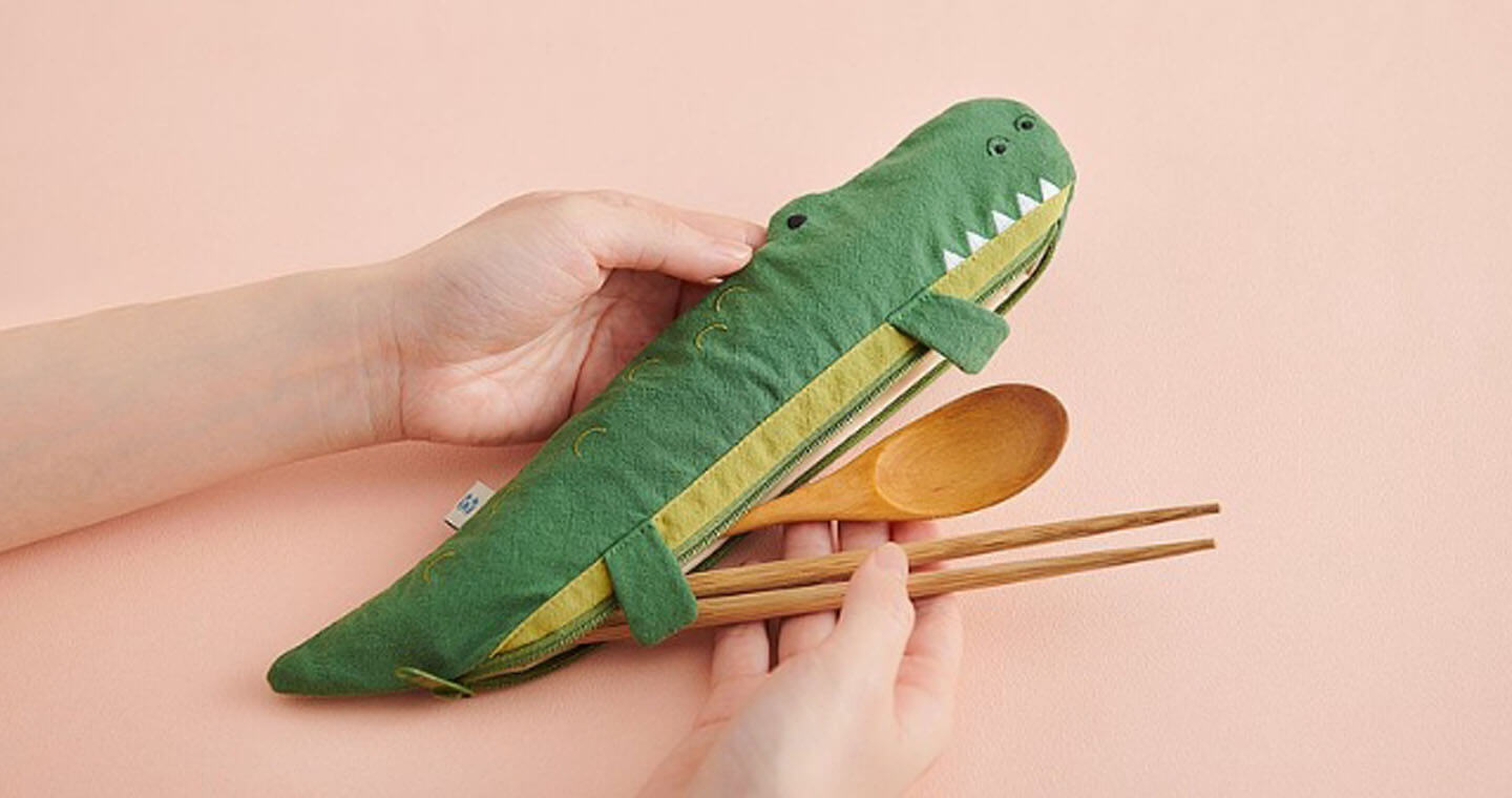 【無藏嚴選】Fun Reptilians 好心情隨身袋 - 鱷魚系列：綠色