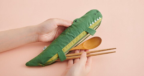 【無藏嚴選】Fun Reptilians 好心情隨身袋 - 鱷魚系列：綠色