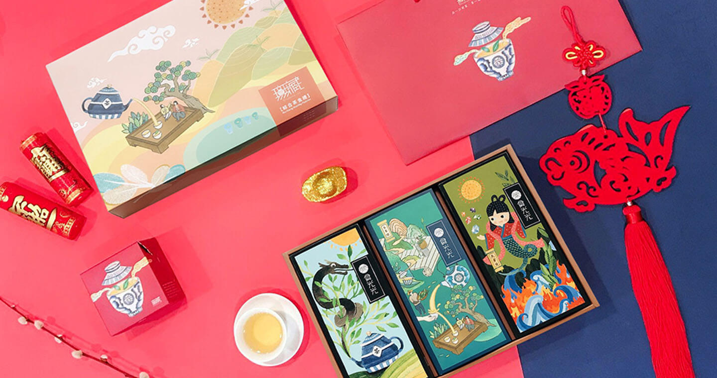 【茶食光光】無藏嚴製茶點-綜合3入減糖茶食澎派禮盒