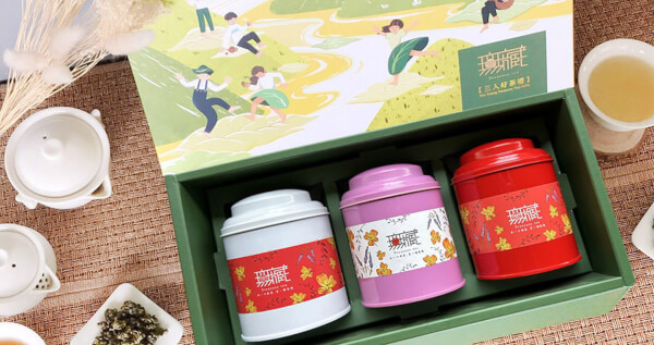 【無藏嚴選】三入綜合蜜香茶葉 精美大禮盒(紅玉紅茶+紅韻紅茶+東方美人茶)