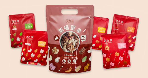 萊嗑堅果(每袋7包隨手包)－雙活菌什錦堅果+核桃麻麻+凱宴辣味堅果+萊點堅果+鳳梨堅菓子