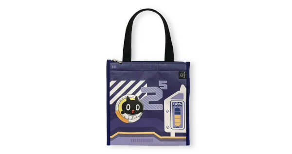 Sunny Bag x Kuroro直式方形保溫袋-酷藍機艙款