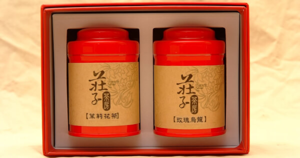 禮盒組  桂花金萱(100g)+黑烏龍(炭焙烏龍)(100g)