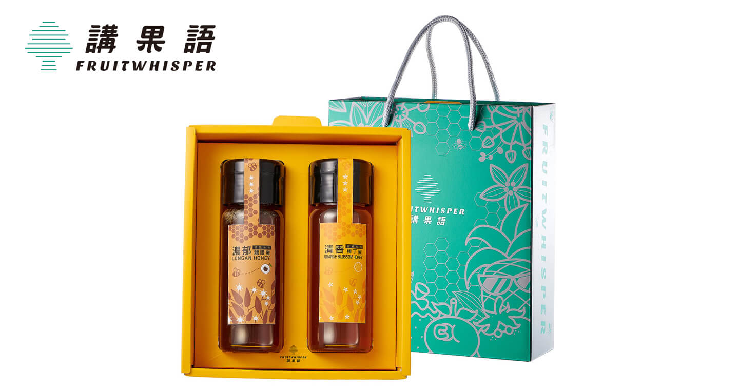 蜂蜜禮盒組(2罐入)-濃郁龍眼蜜+清香柳丁蜜
