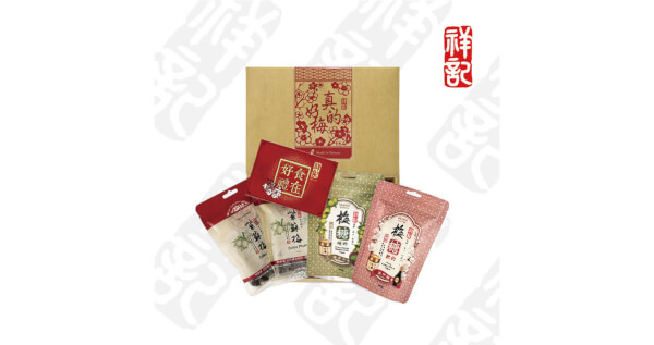 真的好梅禮盒：紫蘇梅包x2 + 原味梅糖(軟)x1 + 抹茶梅糖(硬)x1