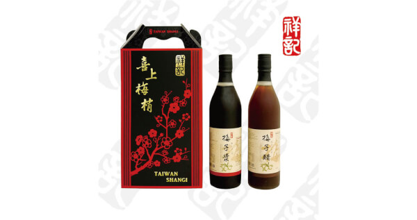 喜上梅梢禮盒：梅子醋 + 梅子漿（2款各1瓶）
