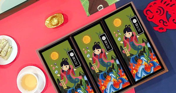 【公益禮盒】無藏嚴製茶點- 減糖茶食禮盒 - 玉山焦糖烏龍茶煎餅3入茶食大禮盒