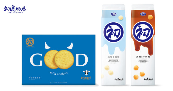 牛奶薄脆餅乾(二入)+原味牛奶糖+焦糖牛奶糖