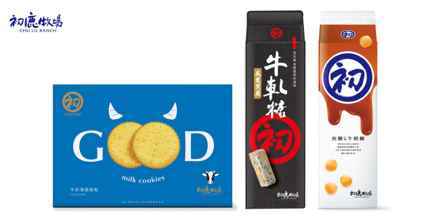 牛奶薄脆餅乾(二入)+牛軋糖+牛奶糖