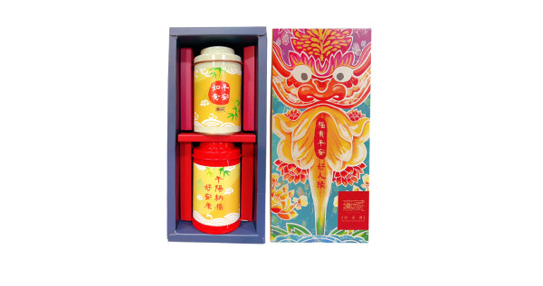 【無藏】公益禮盒E2 福貴平安 二入高罐禮盒(紅玉紅茶+蕎麥烏龍)