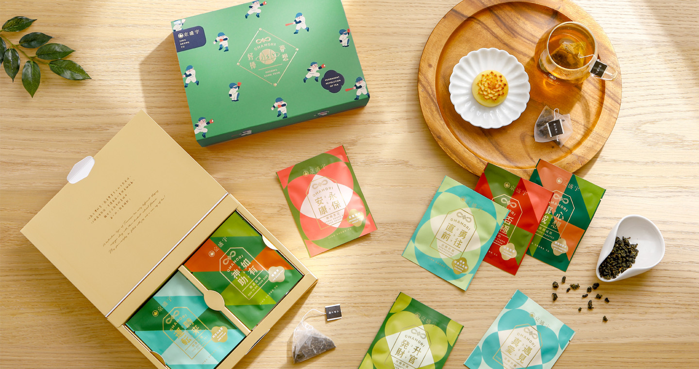 十全十美御守袋茶禮盒-10入茶包(夢想好棒｜棒球限定版)