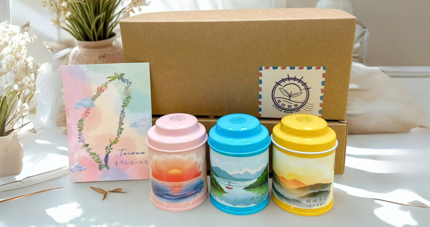 【無藏嚴選X曉時聊聊】三入綜合小茶禮盒組(牛皮盒)